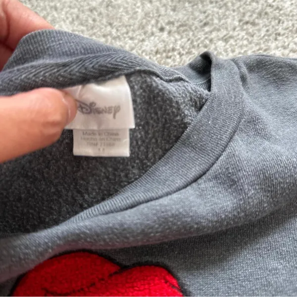 Disney Women's Sweatshirt with Red Mermaid Graphic - Image 6