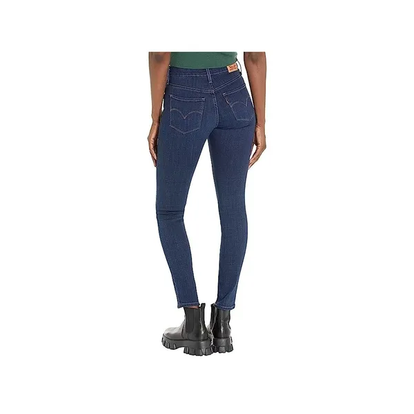 Levis 311 Shaping Skinny Womens Jeans 25x28 Blue Mid Rise Stretch Denim 5-Pocket - Image 4