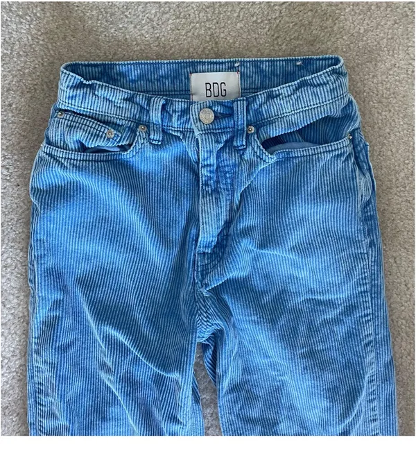 Urban Outfitters BDG Blue Corduroy Pants Mom Jeans - Image 2