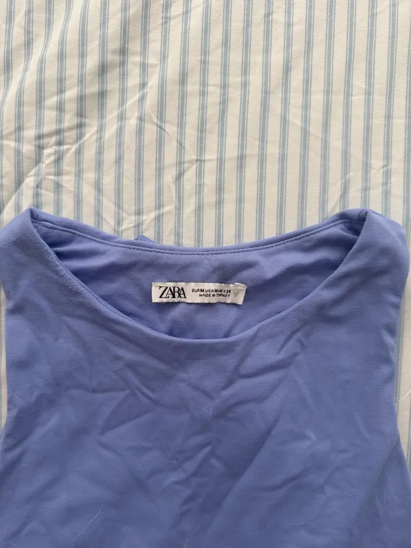 Zara Women’s Blue Bodysuit - Image 2