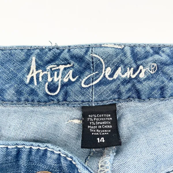Ariya Jeans Womens Bootcut Jeans‎ Size 14 Y2K Western Cowgirl Rodeo Preppy Girly - Image 8