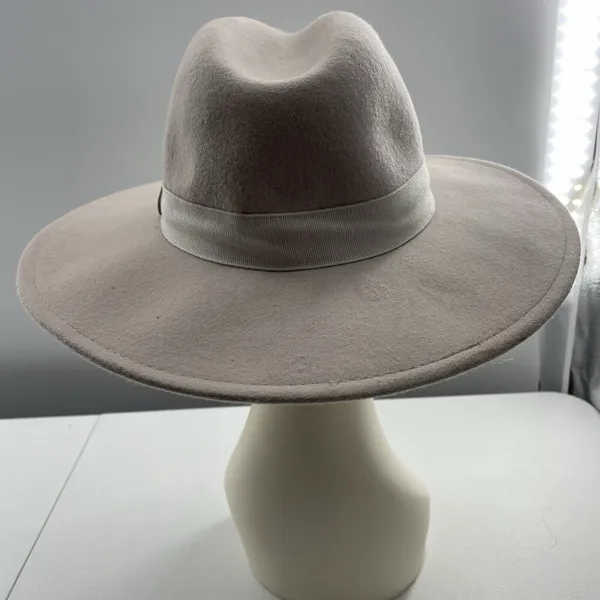 Madewell x Biltmore Size S / M Shaped Felt Hat in Tawny Light Pink MB607‎ READ - Image 5
