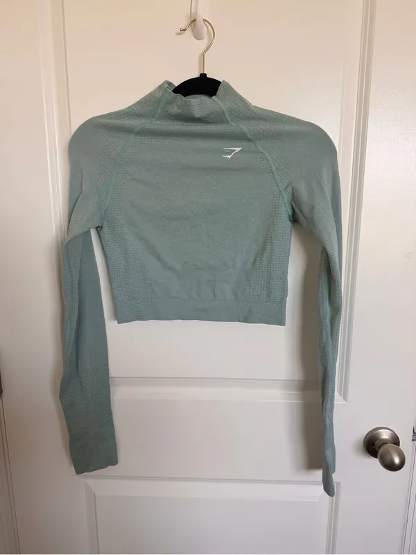 Gymshark Vital Seamless 2.0 High Neck Top M - Image 2