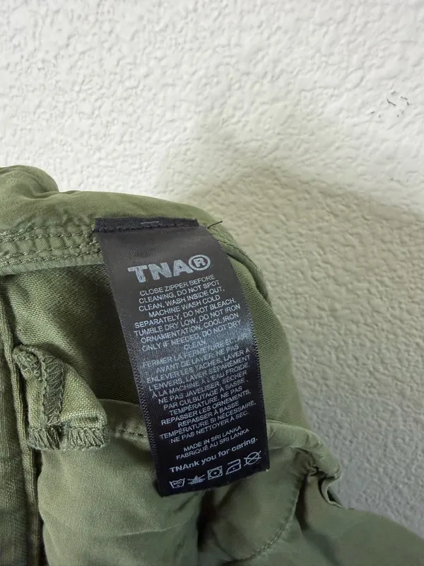 Aritzia TNA Supply Cargo Pant Green Womens Size 10‎ - Image 7