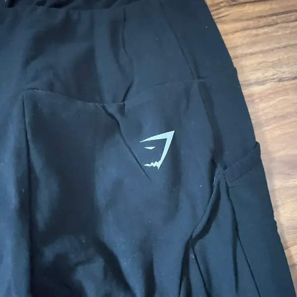 Gymshark Black Mesh Panel Athletic Leggings - Image 4