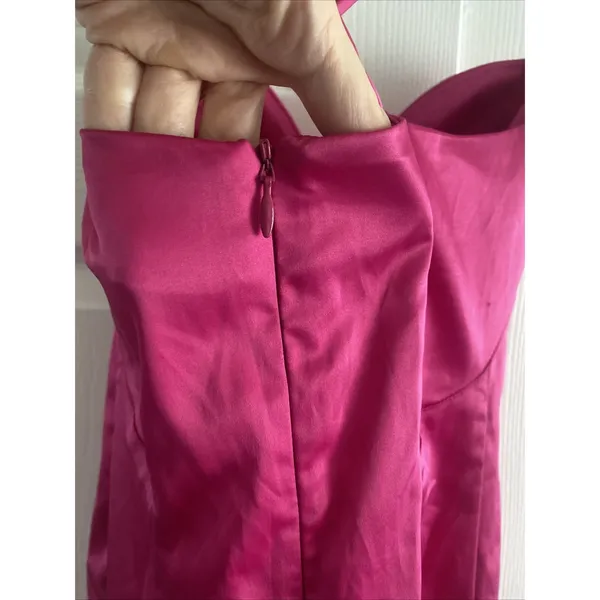 Rubber Ducky Corset‎ Satin Mini Dress Womens Size S Pink Y2K Bodycon Party Sexy - Image 8
