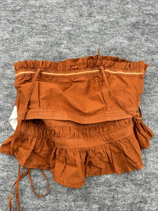 Free People Gabby Tube Cropped Top - Terracotta -XSMALL - Removable Straps - Image 8
