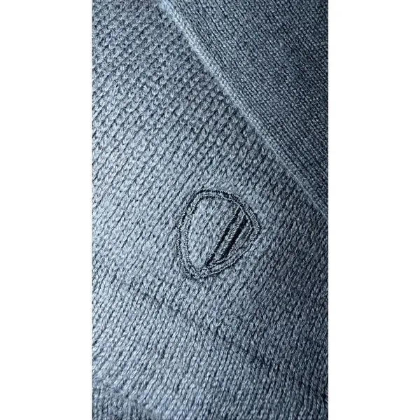 Ben Sherman Double Breasted Grey Knit Women’s Belted 3/4 sleeves Jacket Size M - Image 7