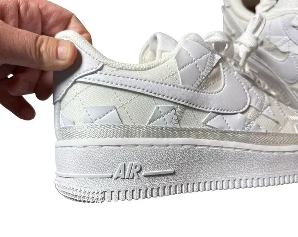 BRAND NEW Nike x Billie Eilish Air Force 1 Low Triple White Sneakers Size 6M/7.5 - Image 11