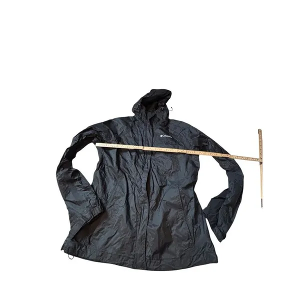 Columbia womens Medium Waterproof Nylon Jacket In Black - Image 8