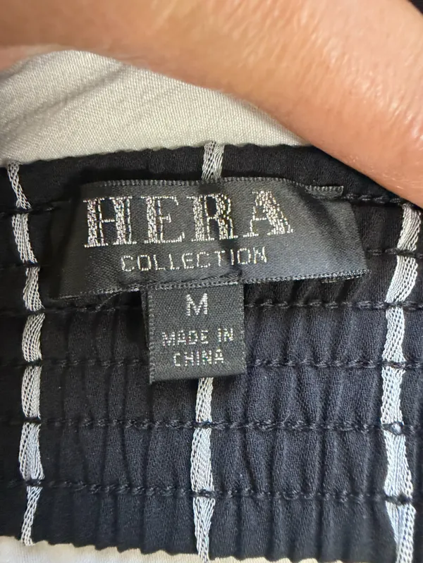 New Era Black and White Striped‎ Bralette - Image 2