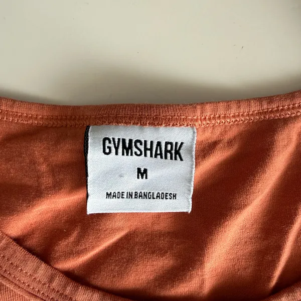 Gymshark orange cropped top - Image 3