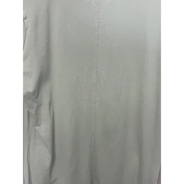 Karin Hart Women's Sage Green Cotton‎ Short Sleeve Scoop Neck T-Shirt Size 1X - Image 5