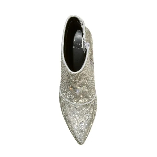 NWT a new day Womens Cailin Ankle Boots 88375036 Silver Gray 7M - Image 3