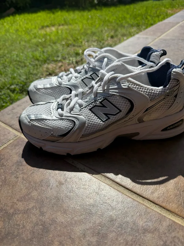 New Balance 530 Navy and Silver Retro Runner Casual Lifestyle Sneaker - Image 5