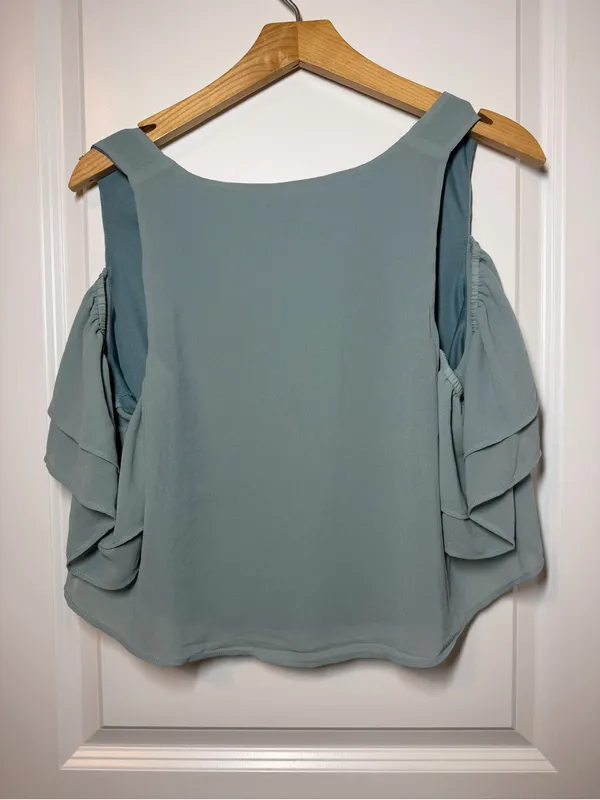 Show Me Your Mumu Sadie Ruffle Crop Top - Image 8