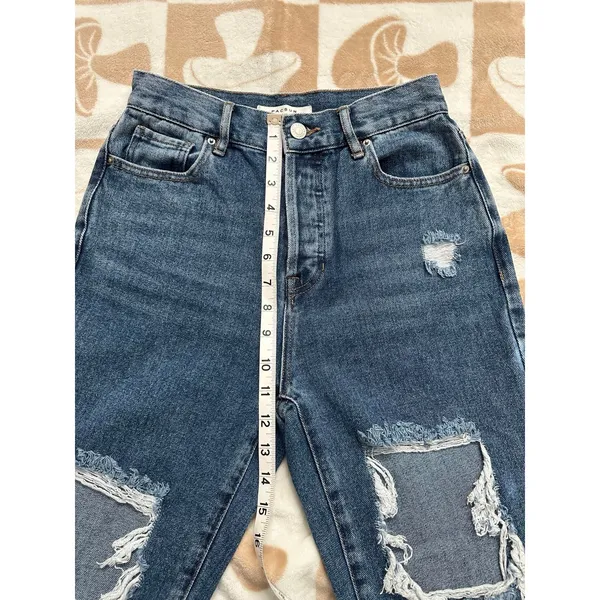 PacSun High Rise Straight‎ Blue Jeans Size 25 - Image 8