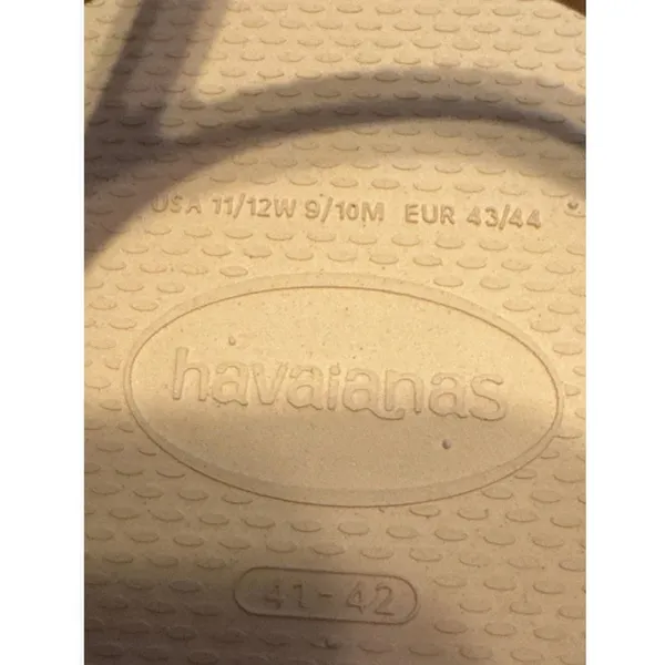 Havaianas Brand New Women's Size 11/12 Men's 9/10M Ballet Rose Flip Flops Sandals - Image 5