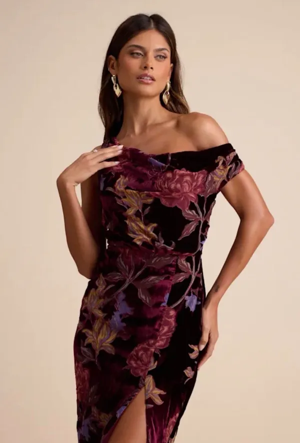 Lulus Velvet Dress - Image 5