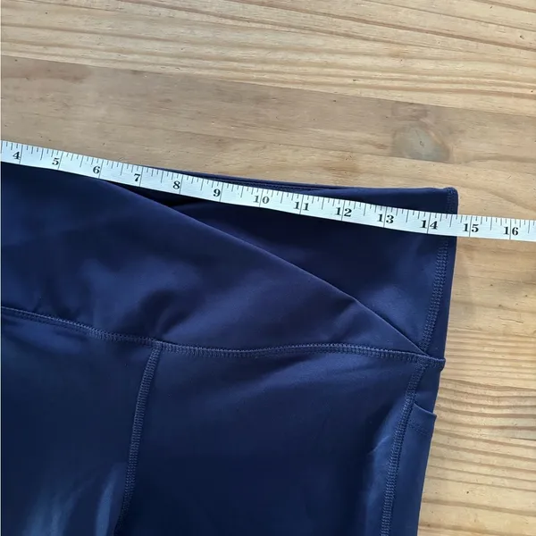 BSP Capri Navy Leggings Size‎ L Blue Size L - Image 8