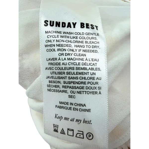 Sunday Best Aritzia Bonita Daisy Dress Medium Coquette Cottagecore Sheer Sleeve - Image 5