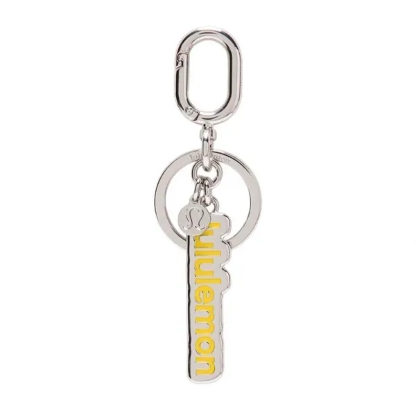 Lululemon Metal Keychain Lululemon Lemonlush / Silver - Image 2