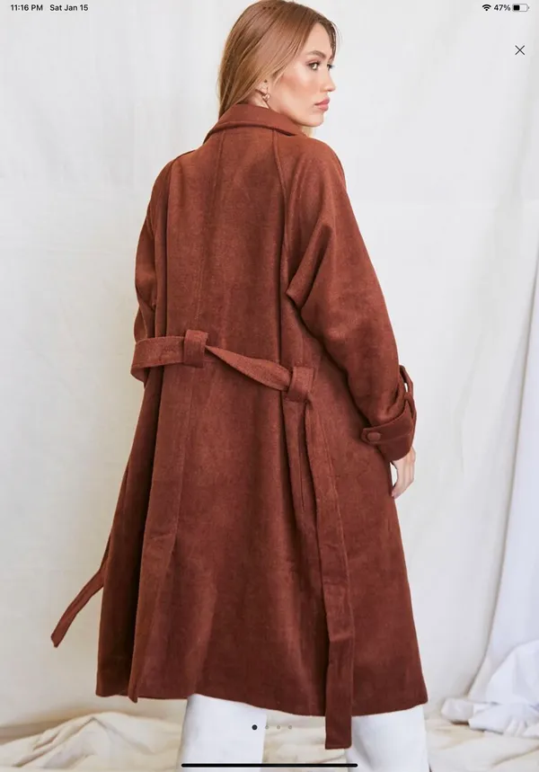 Forever 21 Brown Coat - Image 4
