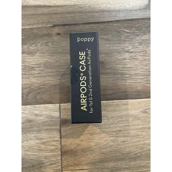 XO Poppy AirPods Case - Black (1st & 2nd Generation) - Image 3
