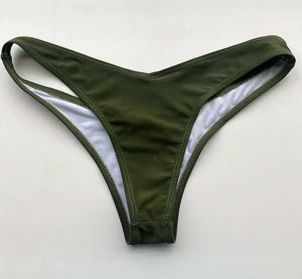 Olive Green Bikini Swimsuit Suit - Image 6