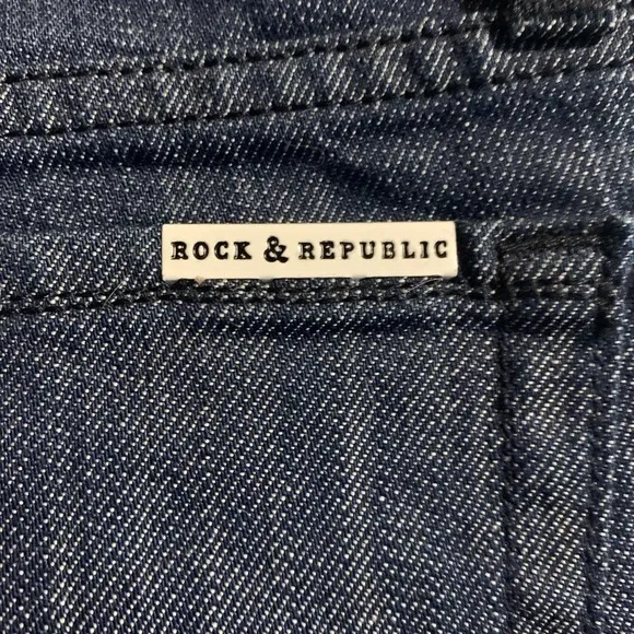 Rock and Republic Jeans Dark Wash Stella Style Size 27 Women’s Limited‎ Edition - Image 4