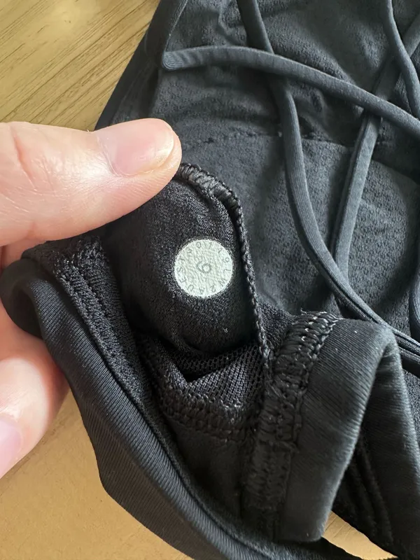 Lululemon Free To Be Bra *High Neck Black 6 - Image 4