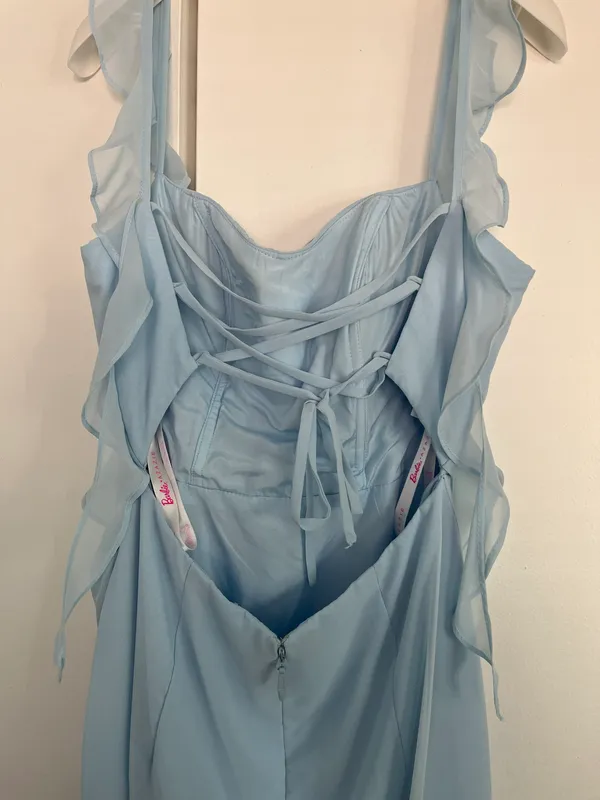 Azazie Sky Blue Barbie Formal Dress - Image 5