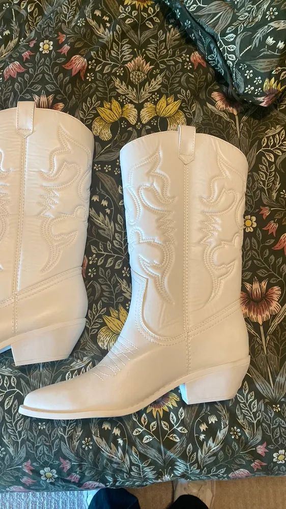 Amazing Lace Nashville For The Weekend White Western Boots - Image 8
