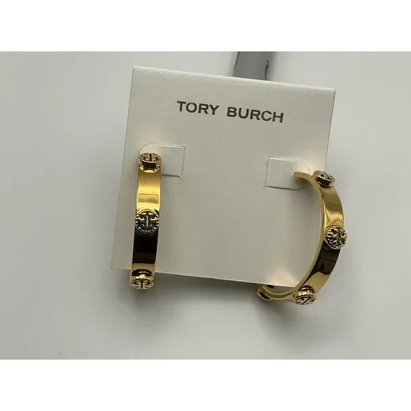 Tory Burch Miller Stud Earrings - Gold (11165518) - Image 2