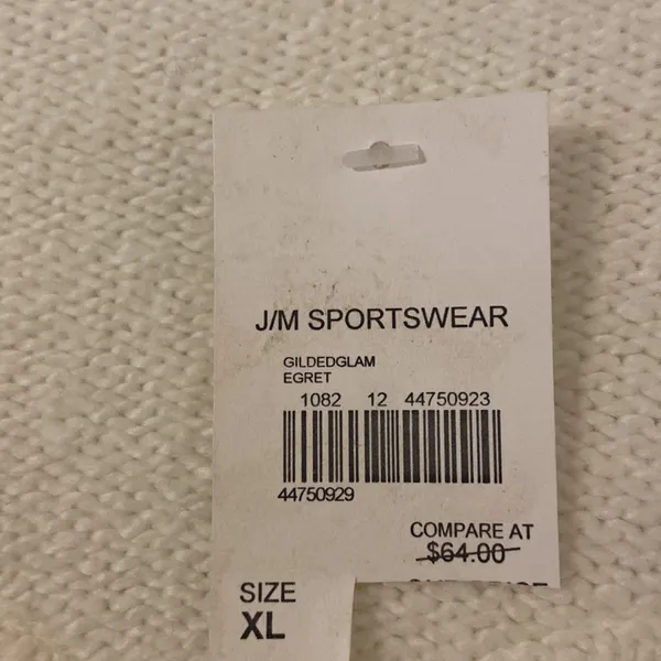 CATO Sweater size XL so beautiful and unique brand new color white/off - Image 3