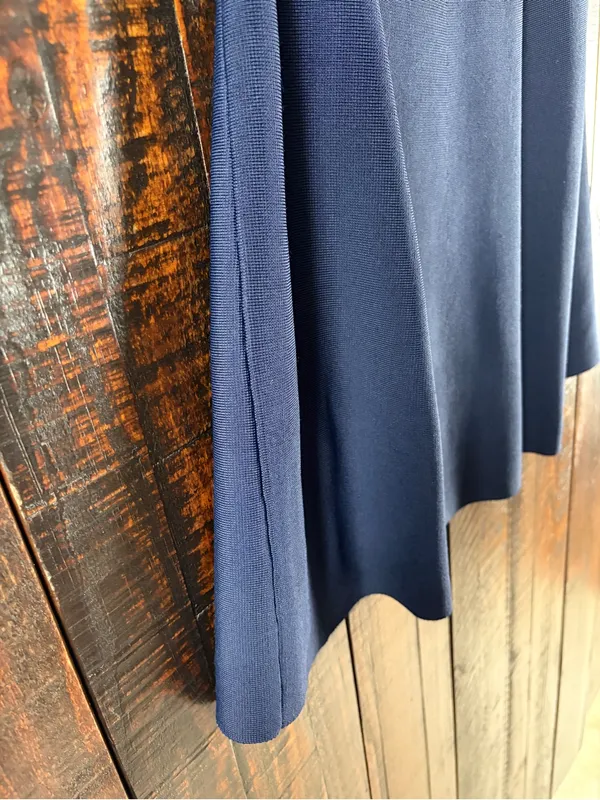 CAbi Dame Navy A-Line Skirt - Medium - Image 3