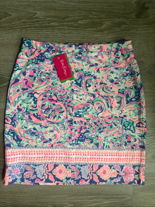 NEW Lilly Pulitzer Boca Chica stretch skirt Small - Image 5