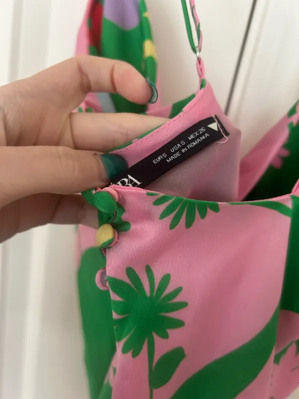 ZARA Satin Mini Dress - Image 5