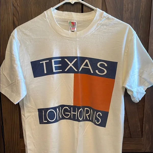 Fruit of the Loom Texas Longhorns T-Shirt Size Med - Image 3
