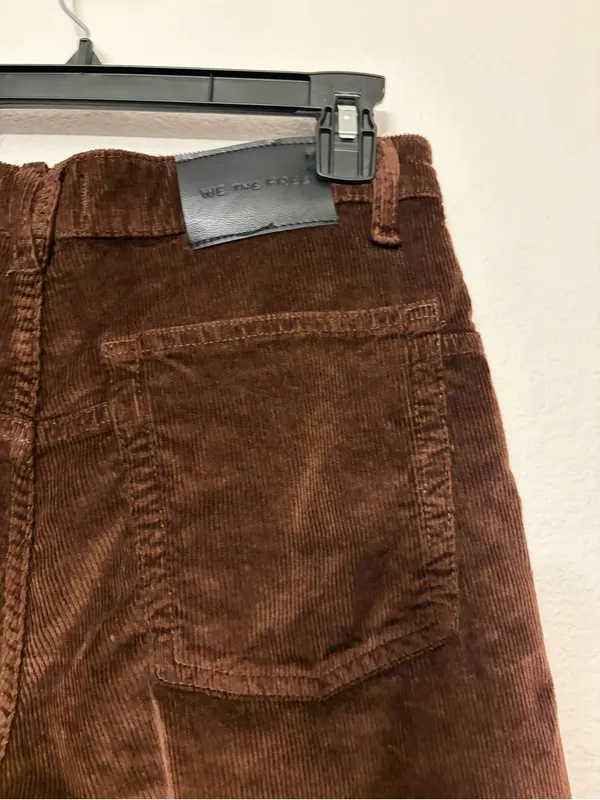 Free People We The Free Deep Trance Corduroy Boyfriend Pants 26 NWT - Image 2