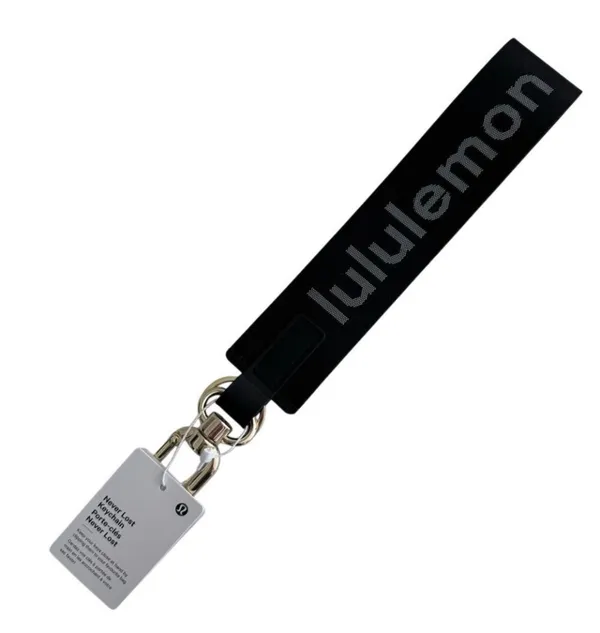 Lululemon Never Lost Keychain  Black/White/Gold - Image 3