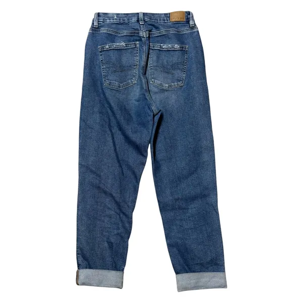 American Eagle Curvy Mom Jeans High Rise Stretch 4 - Image 3