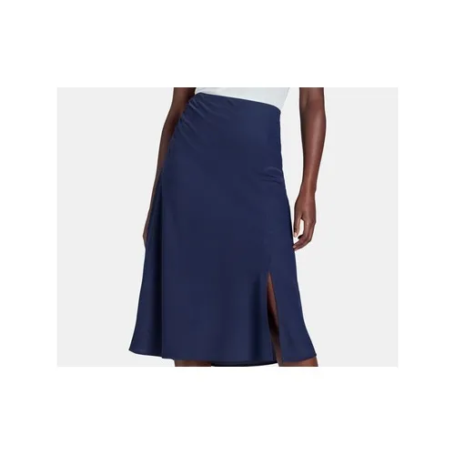 Time and Tru Womens Midi Slip Skirt Dark Navy Size L (12-14) - Image 7