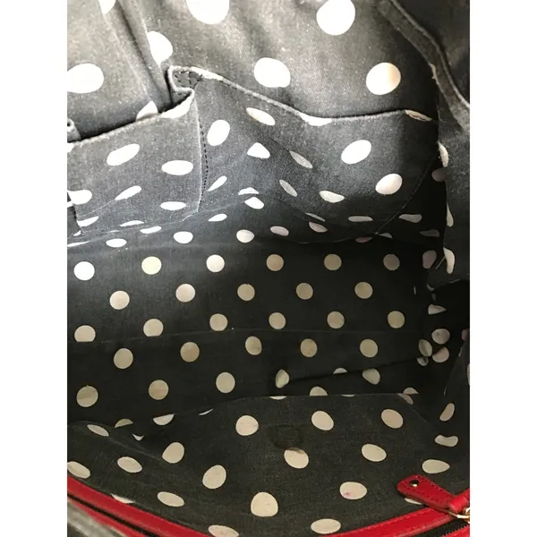 Disney Minnie Mouse Loungefly Large Tote EUC Black - Image 8