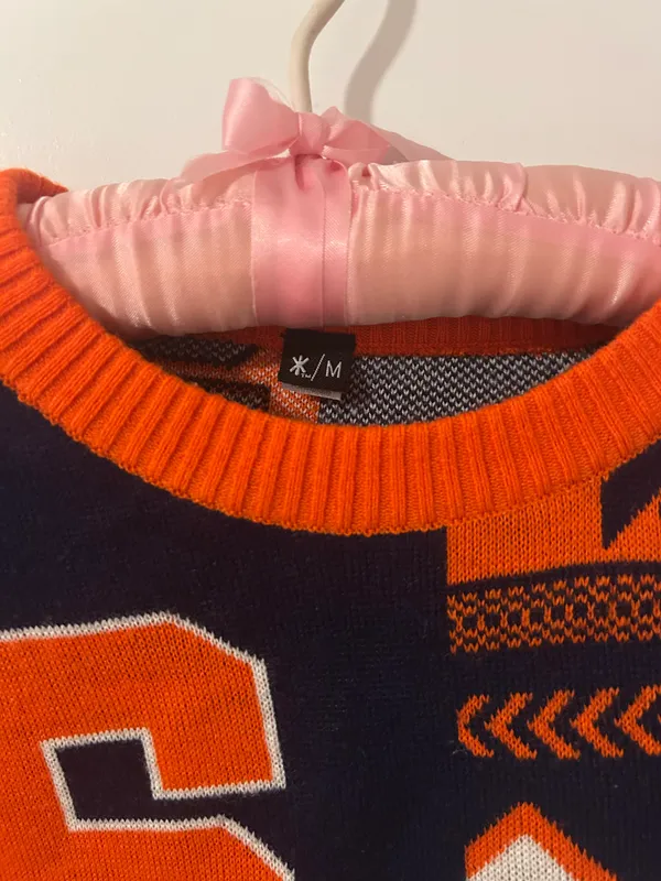 Syracuse Vintage Sweater Orange Size M - Image 3