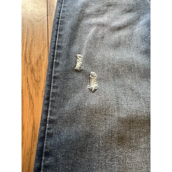 Risen Jeans Dark High Rise Straight Leg Size Medium Classic City Mom Casual‎ - Image 8