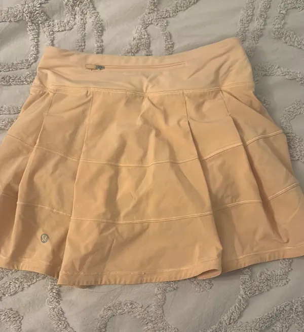 Lululemon light orange Tennis Skirt Pace - Image 2