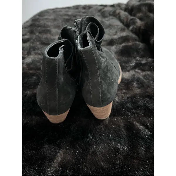 Sam Edelman Millard Lace-Up Bootie, Black Leather,‎ Womens Size 9.5 - Image 3