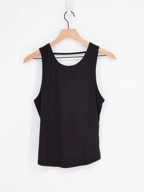 Lululemon Open Back Tank Top Black Size 6 - Image 3