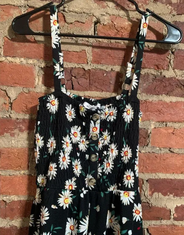 🌼 Black floral maxi romper 🌼 - Image 3